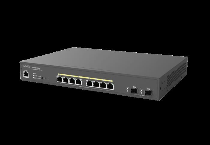 EnGenius Switch full managed Layer2+ 10 Port &bull 8x 2.5 GbE &bull PoE Budget 240W &bull 8x PoE++ bt &bull 2x SFP+ &bull 13" &b - Image 3