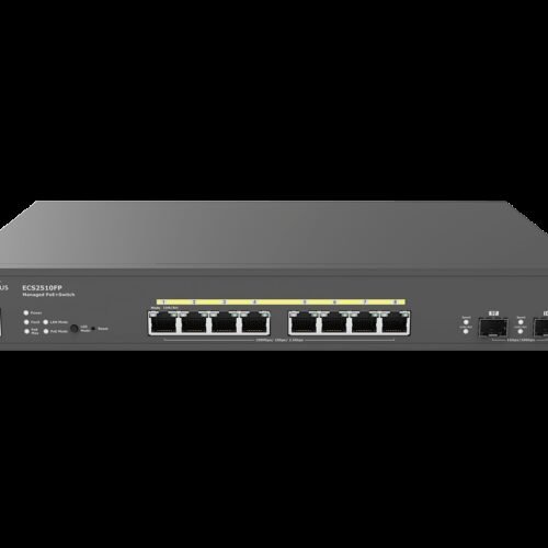 EnGenius Switch full managed Layer2+ 10 Port &bull 8x 2.5 GbE &bull PoE Budget 240W &bull 8x PoE++ bt &bull 2x SFP+ &bull 13" &b