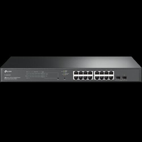 TP-Link Switch smart managed Layer2 18 Port &bull 16x 1 GbE &bull PoE Budget 150W &bull 2x SFP &bull 19" &bull Omada &bull SG221