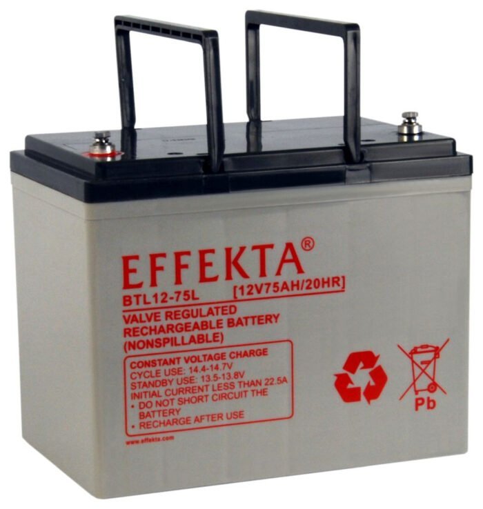 Effekta zbh. Akku 12V/ 75Ah