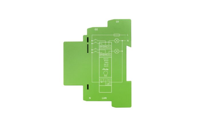 Shelly · Hutschiene · "Pro Dimmer 2PM" · LEDs & Glühbirnen · 2 Kanäle · Messfunktion · WLAN · LAN · BT