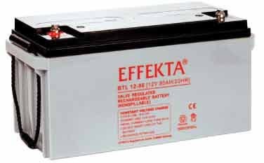 Effekta zbh. Akku 12V/ 80Ah