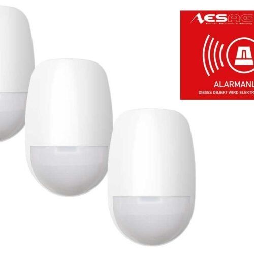 HikVision - Funk PIR Vorhangsmelder 3er SET