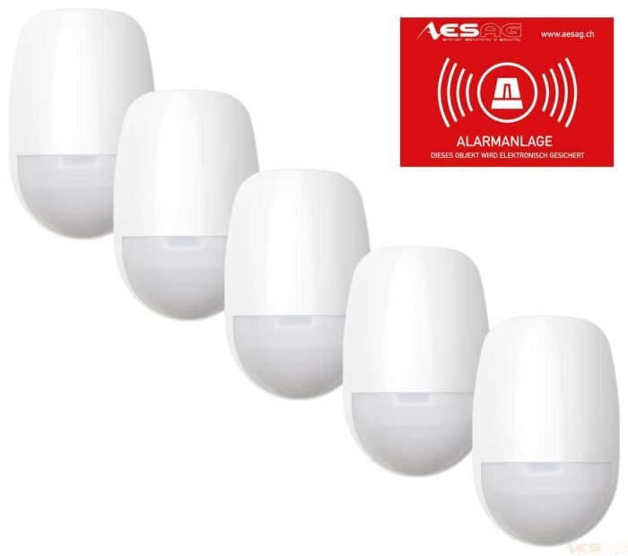 HikVision - Funk PIR Vorhangsmelder 5er SET