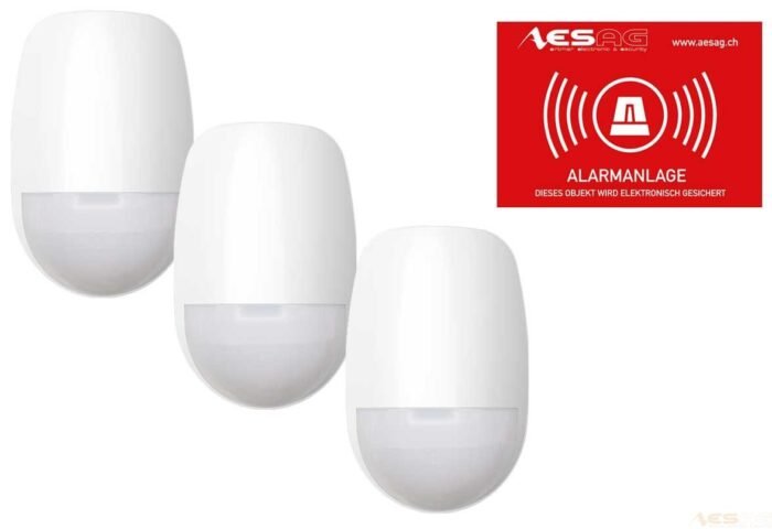 HikVision - Funk Dualbewegungsmelder (PIR&MW) 3er SET