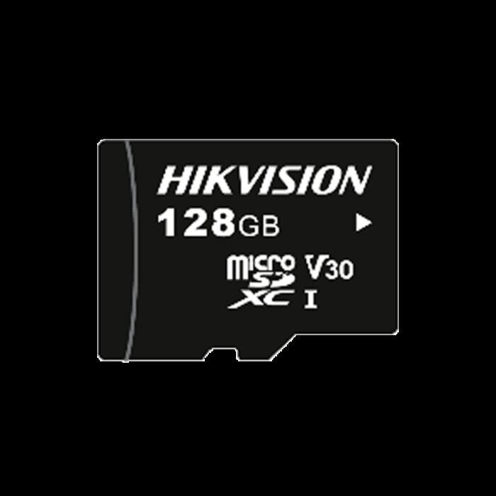 Hikvision Speicherkarte - Kapazität 128 GB - Klasse 10 | Schreibgeschwindigkeit 50MB/s - ExFAT-Format - Speziell für Videoüberwa