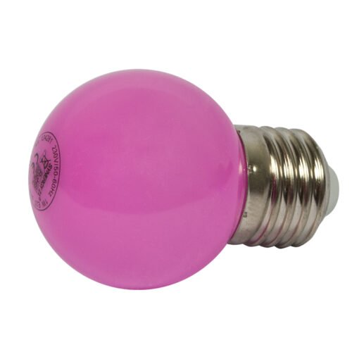 Synergy 21 LED Retrofit E27 Tropfenlampe G45 pink 1 Watt für Lichterkette