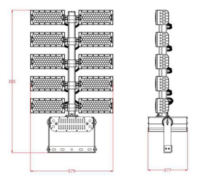 Synergy 21 LED Objekt/Stadion Strahler 1200W IP66 nw - Image 2