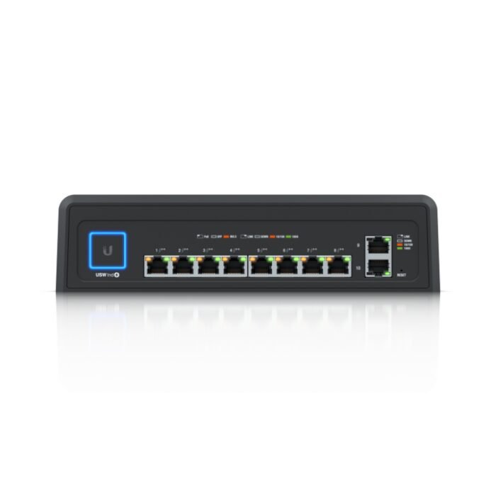 Ubiquiti UniFi Industrial / 10 Port / 450 W / 8xPoE++ / 2xRJ45 Gigabit / Lüfterlos / Switch USW-Industrial - Image 10