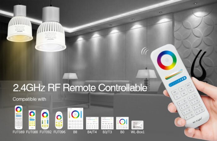 Synergy 21 LED Retrofit GU10 6W RGB-WW (RGB-CCT) Spot *Milight/Miboxer* - Image 3