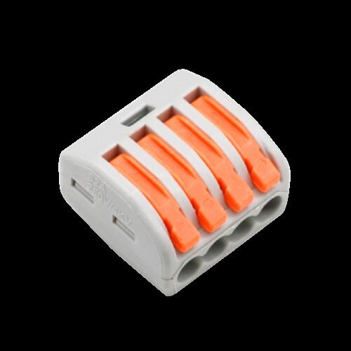 Safire -  Conector de Cable - 1 Entrada y 3 Salidas  - Calibre del cable 28 ~ 12AWG - Sección 0.08 m²~ 4 mm² - 10 unidades