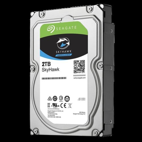 Seagate Skyhawk Festplatte - Kapazität 2 TB - SATA-Schnittstelle 6 GB/s - Modell ST2000VX003 - Speziell für Videorekorder - Lose