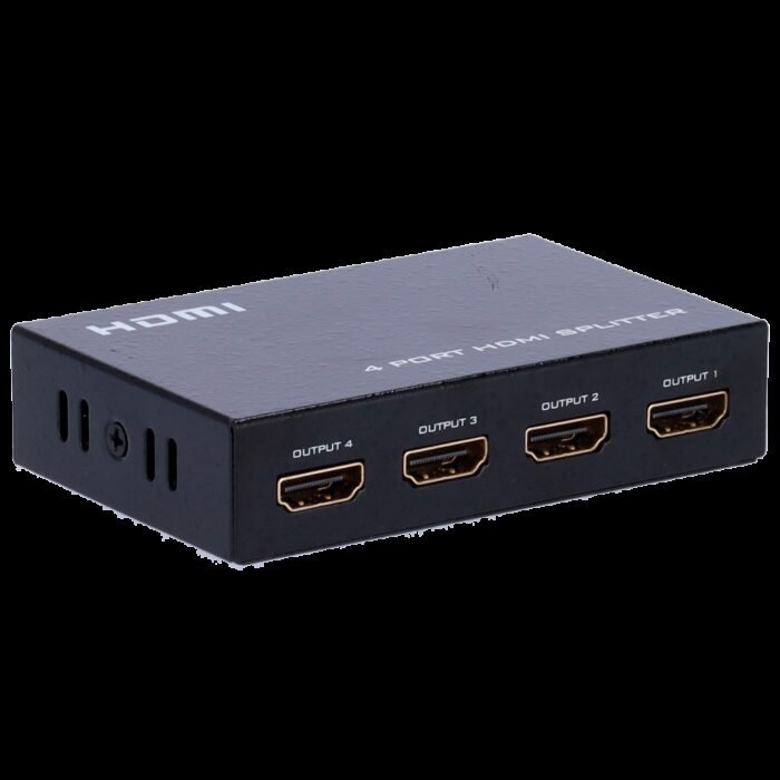 HDMI-Signal-Multiplikator - 1 HDMI-Eingang - 4 HDMI-Ausgänge - Bis 4K*2 - Maximale Ausgangslänge 25 m - Stromversorgung DC 5 V