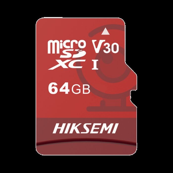 Hikvision Speicherkarte - Kapazität 64 GB - Klasse 10 | Schreibgeschwindigkeit 40 MB/s - Bis zu 300 Schreibzyklen - ExFAT-Format