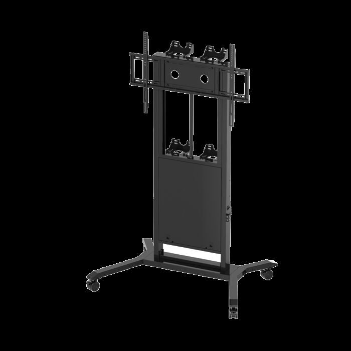 Motorisierte Boden- und Wandhalterung mit Rädern - Einstellbare Höhe - Bis 86" - Maximales Gewicht 100Kg - VESA Max. 900 x 600mm