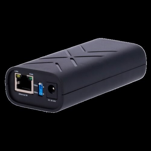 Zweifacher PoE-Injektor - Eingabe RJ45 10/100/1000 Mbit/s - Gesamtleistung 60 W - Maximale Entfernung 100 m - PoE/PoE+ IEEE802.3