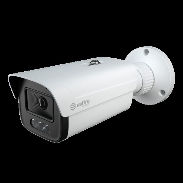 Safire Smart - IP-Bullet-Kamera I1 Reihe mit aktiver Abschreckung - Auflösung 8 Megapixel (3840x2160) - Objektiv 2.8 mm | MIC &a