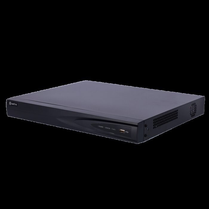 Videorecorder 5n1 Safire - Audio über Koaxialkabel - 16CH HDTVI/HDCVI/AHD/CVBS/ 16+8 IP - 8 Mpx (8FPS) / 5 Mpx (12FPS) - Ausgang