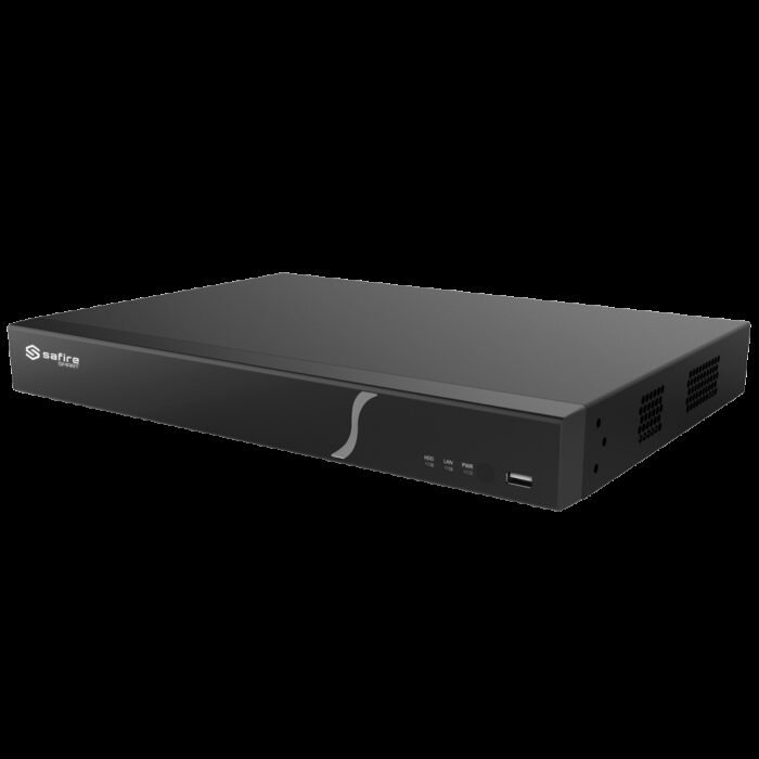 Safire Smart - XVR-Analoger Rekorder Reihe 8 - 8CH HDTVI/HDCVI/AHD/CVBS/ 8+8 IP - HDMI-Ausgang 4K und VGA / 2 HDD - Maximale auf