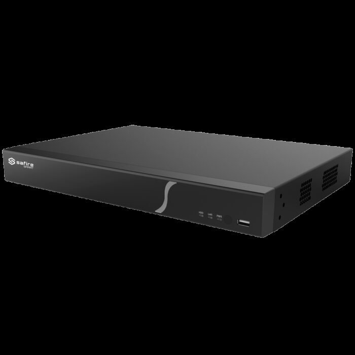 Safire Smart - XVR-Analoger Rekorder Reihe 8 - 16CH HDTVI/HDCVI/AHD/CVBS/ 16+8 IP - HDMI-Ausgang 4K und VGA / 2 HDD - Maximale a