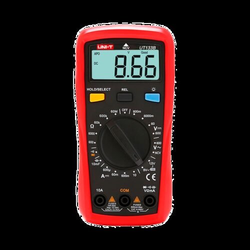 Hand-Digital-Multimeter - DC und AC Spannungsmessung bis zu 600V - DC-Strommessung bis zu 10A - Widerstands- und Kapazitätsmessu