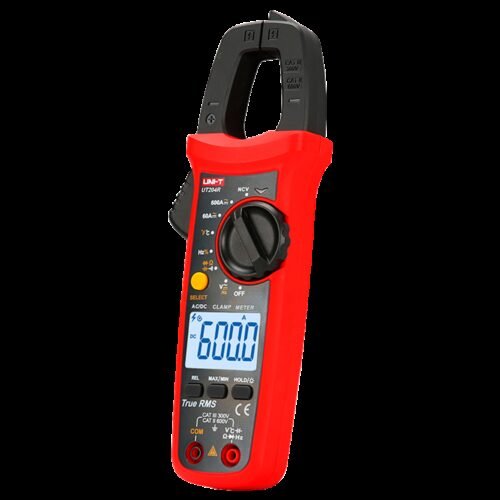 Stromzange - DC-Messung bis zu 600V und 600A - AC-Messung bis zu 600V und 600A - Widerstand/Kapazität/Frequenz/Temperatur - Auto