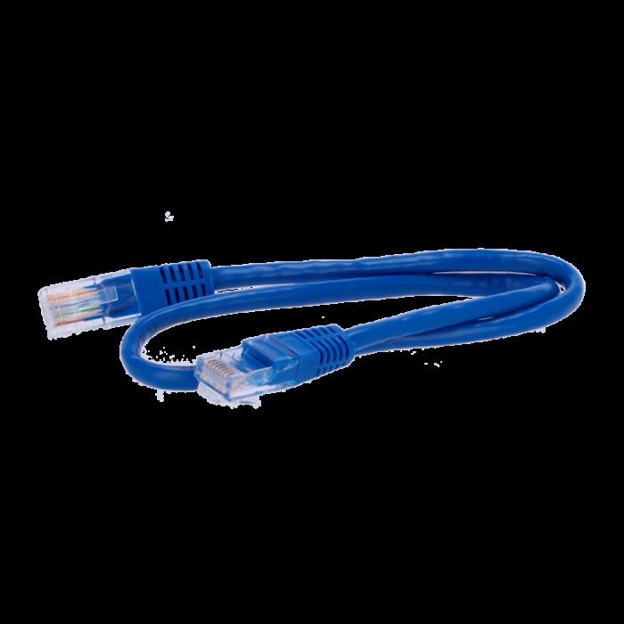 UTP Kabel - Ethernet - Verbinder RJ45 - Kategorie 5E - 0.5 m - Farbe Blau