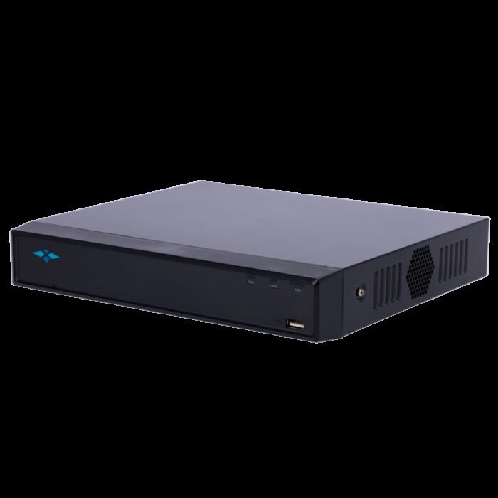 X-Security KI IP-Rekorder - 4 CH IP-Video | 4 CH PoE - Maximale Aufzeichnungsauflösung 12 Mpx - Bandbreite 80 Mbps - HDMI Full H