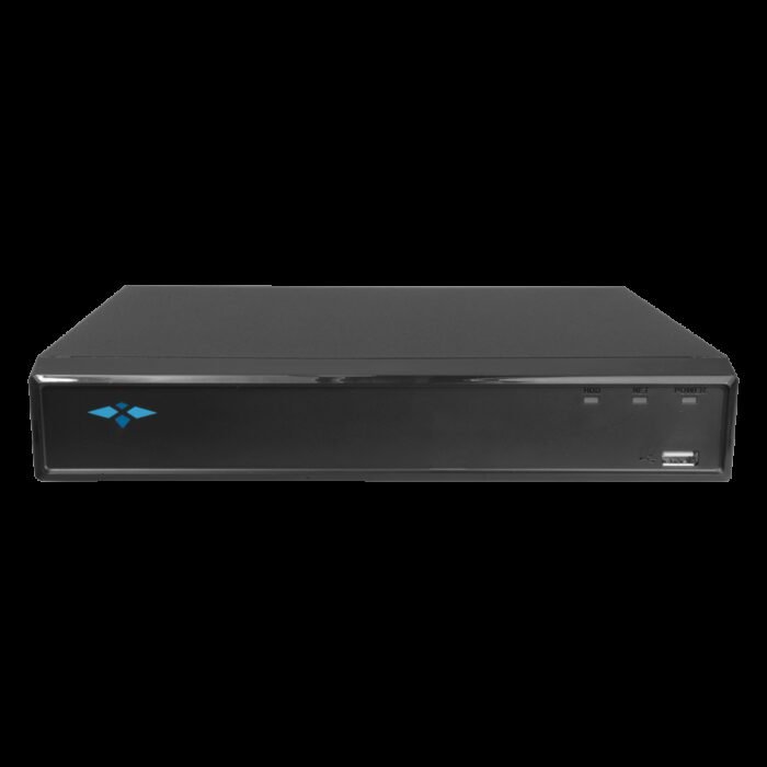 X-Security NVR-Recorder für IP-Kameras - 16 CH IP-Video und 16 PoE-Ports - Maximale Aufzeichnungsauflösung 12 Mpx - 1 CH-Gesicht