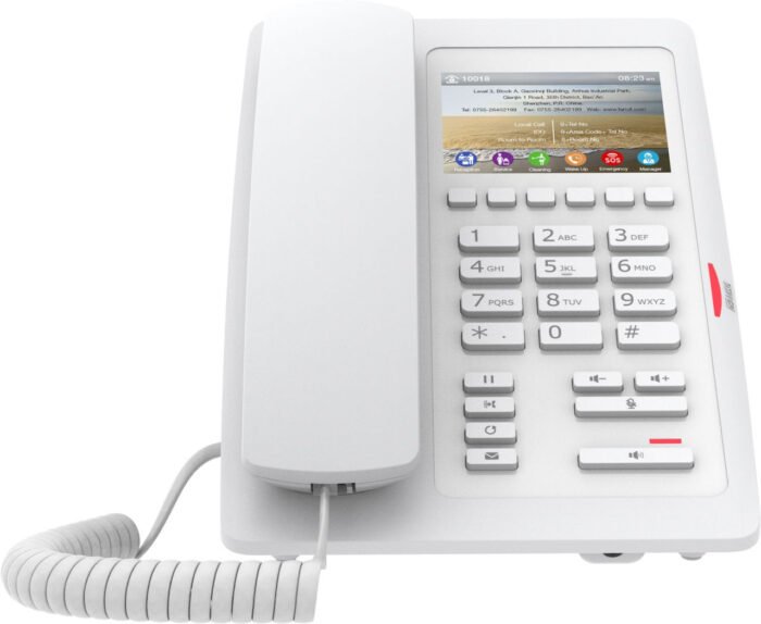 H5W-White---WiFi Hotel Phone / SIP / POE / Wi-Fi