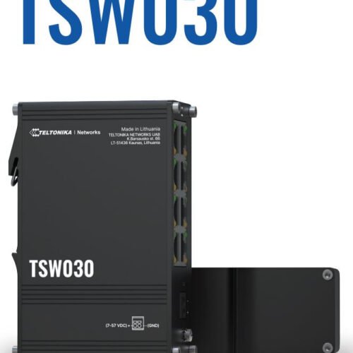 Teltonika · Switch · TSW030 8 Port 10/100 Industrial unmanaged Switch