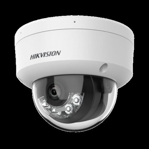 Hikvision - IP-Dome-Kamera Value Reihe - Auflösung 8 Megapixel (3840x2160) - Linse 2.8 mm | Integriertes Mikrofon - Hybridlicht-