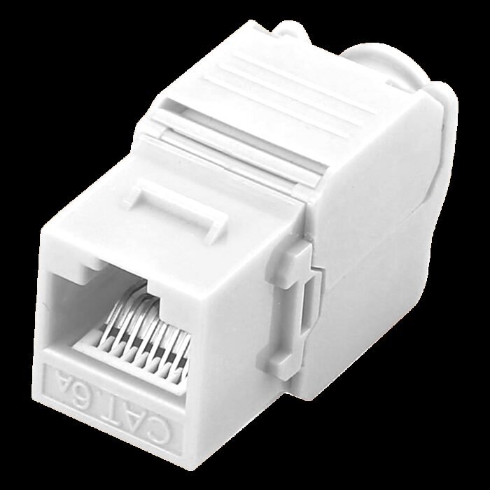 UTP-Kabelanschluss - Ausgangsstecker RJ45 - Kompatible UTP-Kategorie 6A - Einfache Installation ohne Werkzeuge - Geringe Verlust