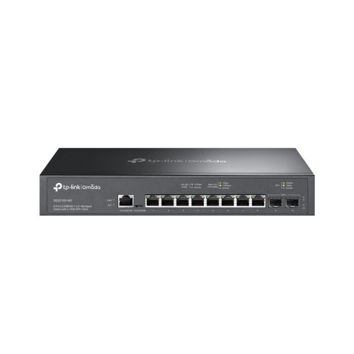 TP-Link Switch smart managed Layer2+ 8 Port &bull 8x 2.5 GbE &bull 2x SFP+ &bull 19" &bull Omada &bull SG3210X-M