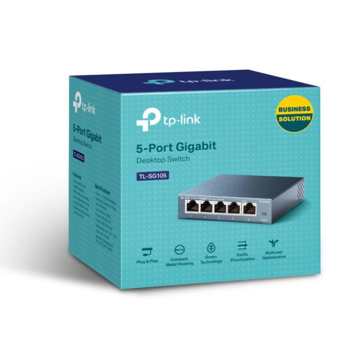 TP-Link - TL-SG105- 5-Port Gigabit Switch - Image 3