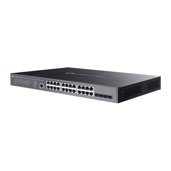 TP-Link Switch full managed Layer2+ 28 Port &bull 24x 1 GbE &bull 4x SFP+ &bull PoE Budget 500Watt &bull 8x PoE bt &bull 16x PoE - Image 2