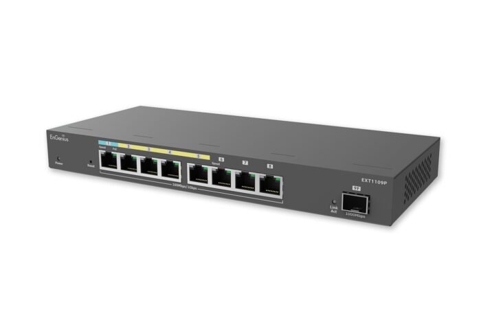 EnGenius Switch full managed Switch Extender 8 Port &bull 8x 1 GbE &bull 4x PoE at &bull 1x SFP &bull EXT1109P&bull EnGenius Clo - Image 4