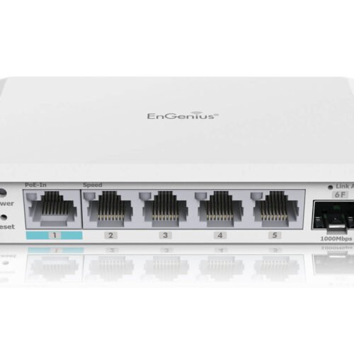 EnGenius Switch full managed Switch Extender 6 Port &bull 5x 1 GbE &bull 4x PoE at &bull 1x SFP &bull EXT1106 &bull EnGenius Clo