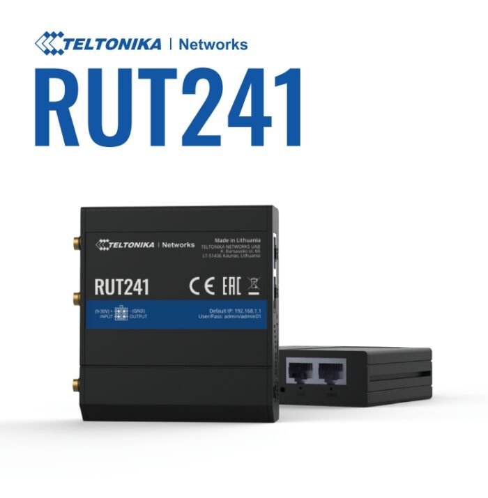 Teltonika · Router · RUT241 · Kompakter-4G/LTE Router eSIM