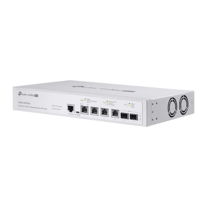 Omada PRO full managed Layer 2+ Switch &bull 6 Port &bull 4x 10GbE, 2x SFP+ &bull PoE Budget 200W &bull 4x PoE af/at/bt &bull Om - Image 3