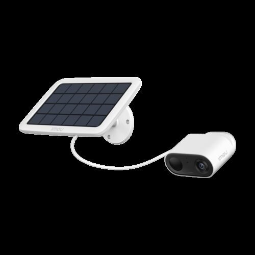 Imou Wifi Kamera 3 Megapixel - Batterie 5000 mAh + Solarpaneel - Objektiv 2.8 mm / IR 7 m - PIR + Personenerkennung - Bidirektio