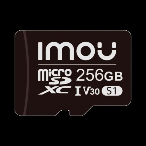 Imou Micro SD Speicherkarte Klasse 10 256GB - Kompatibel für Überwachungskameras - Klasse 10 / V30 - Verwendung in Innenräumen -