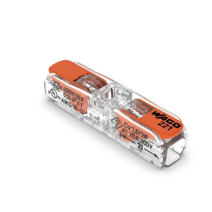 Wago Serie 221 - Durchgangsverbinder -2*4mm (60Stück) - Image 5