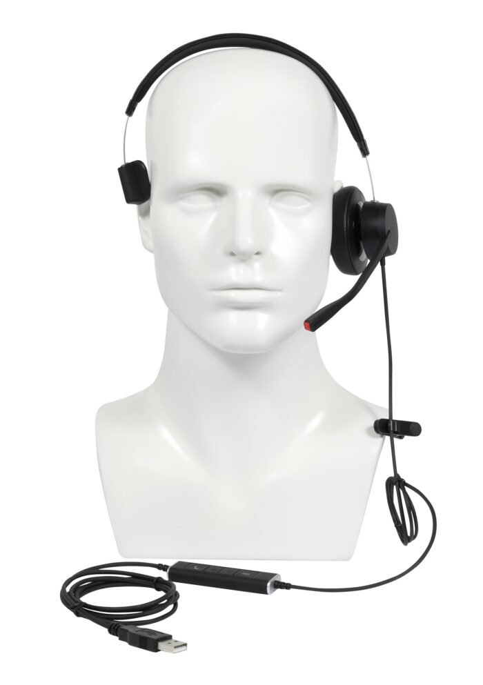 Plusonic wired Headset VT X140 monoaural - Image 2