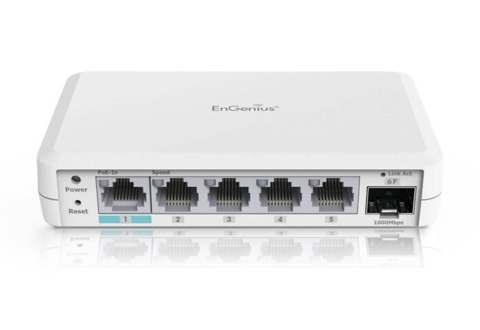 EnGenius Switch full managed Switch Extender 6 Port &bull 5x 1 GbE &bull 4x PoE at &bull 1x SFP &bull EXT1106 &bull EnGenius Clo - Image 5