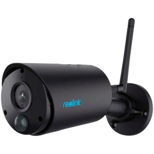 Reolink Batteriebetriebene WiFi-Kamera - 3MP (2304 x 1296) - IR 10 m / Sirene - PIR-Erkennung von Personen und Fahrzeugen - Zwei