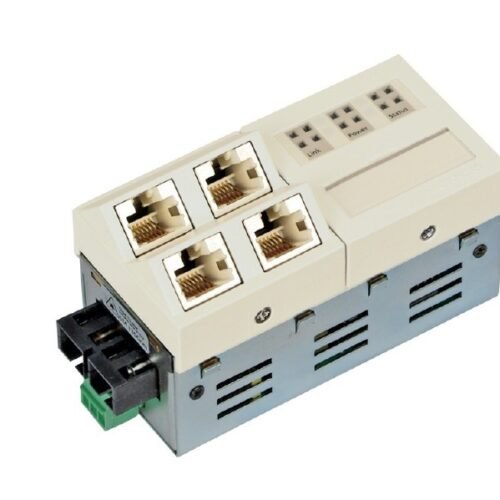 Microsens Installationswitch 5x RJ45 Gigabit, 1x 1000SX