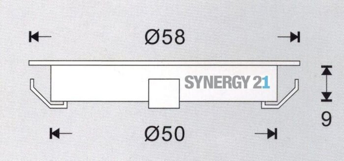Synergy 21 Bodeneinbaustrahler ARGOS rund IP67 cw - Image 2