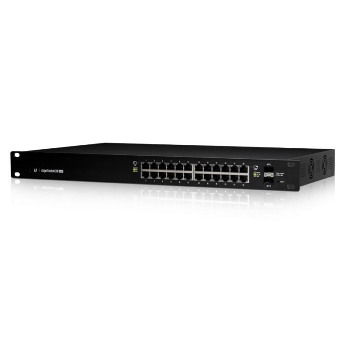 Ubiquiti EdgeSwitch 24 / 24 Gigabit RJ45 Ports / 2 SFP Ports / 250W / PoE+ / ES-24-250W - Image 2