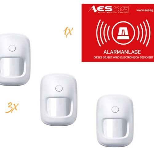 LUPUS - PIR Bewegungsmelder V2 3er SET